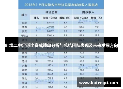 蚌埠二中足球比赛成绩单分析与总结团队表现及未来发展方向
